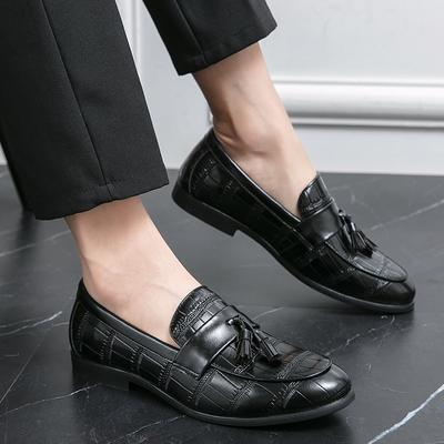 Mode Leer Zwart Heren Loafers Schoenen Voor Heren Schoenen Muiltjes Casual Designer Schoenen Mode Loafers Luxe Loafers Zapatillas Hombre