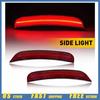 2pcs Red LED Rear Corner Marker Side Indicator Lights For Chrysler 300 2015-