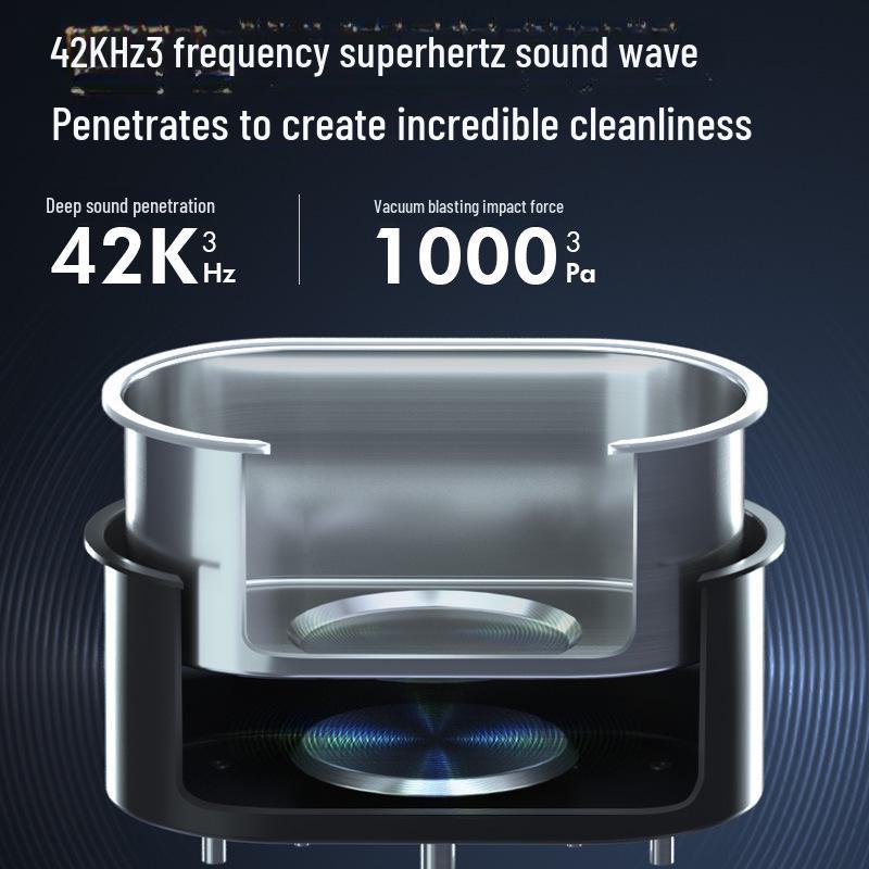 German TINME Ultrasonic Cleaner for Glasses, Jewelry, Watches, and Contact Lenses