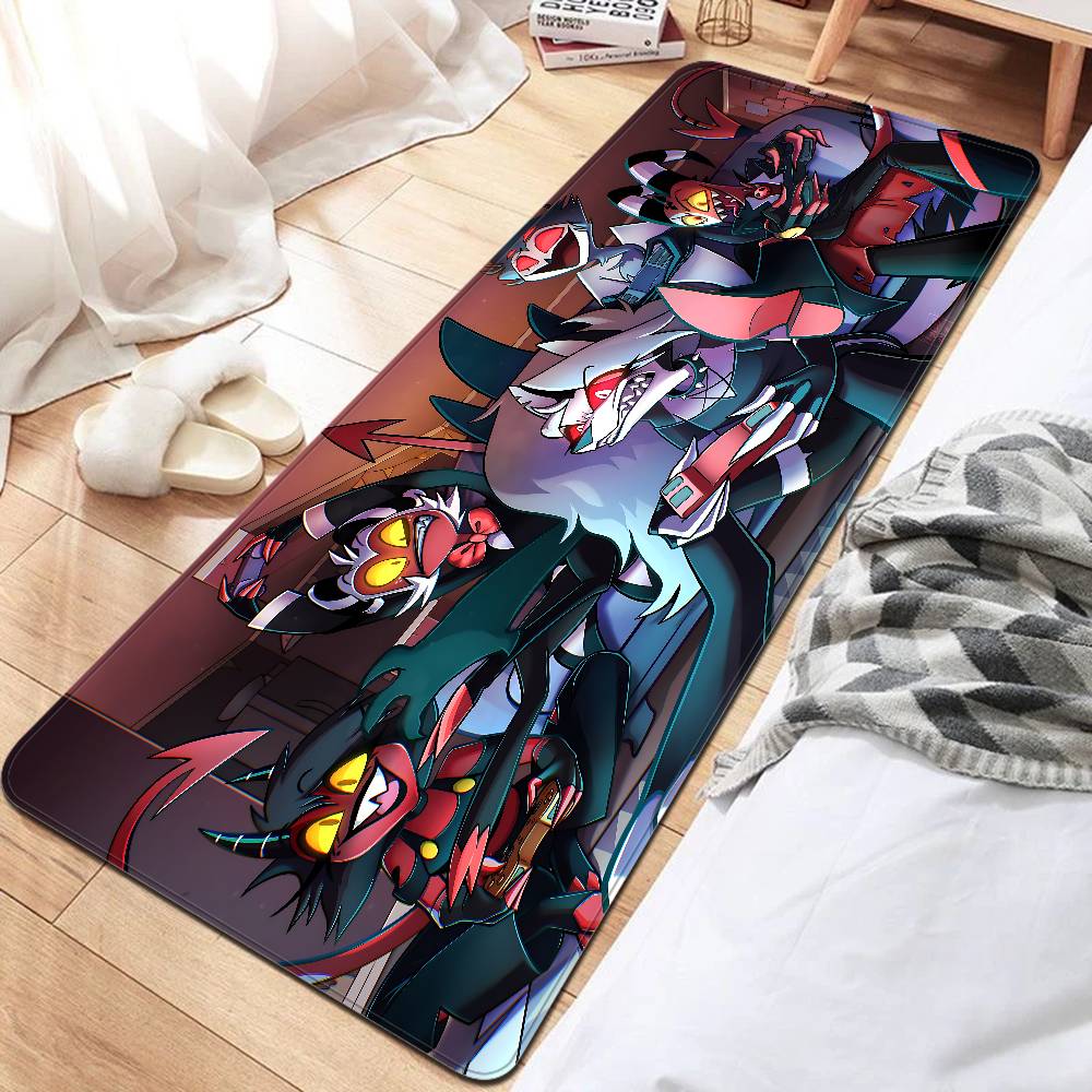 H-Helluva Boss Blitzo Cartoon Floor Carpet Nordic Style Home Doormat Bathroom-Toilet Mats Bedroom Hotel Decor Mat