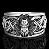 New Viking Nine-tailed Fox Celtic Ring European and American Fashion Men's Ring Ins