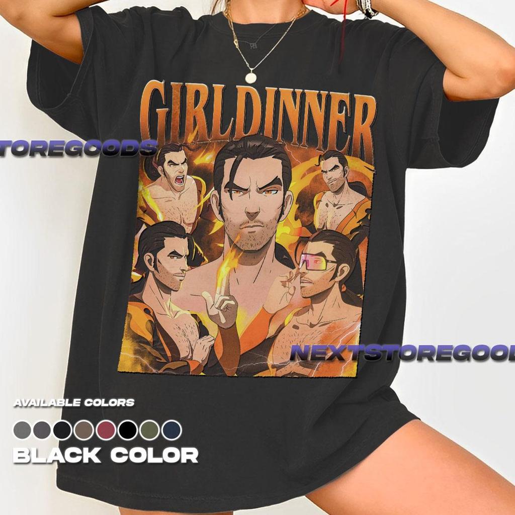Girl Dinner Flambae Bootleg Shirt, Supervillain Dispatch Tee, Comfort Colors