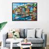 Tucocoo Jigsaw Puzzles 1000 Pieces for Adults-Colorful Seaside Town Hardboard Puzzle-Challenging Puzzle Perfect for Game Nights-DIY Home Wall