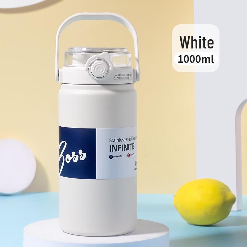 Shangqi Dual-Drink Large Capacity Stainless Steel Insulated Water Bottle