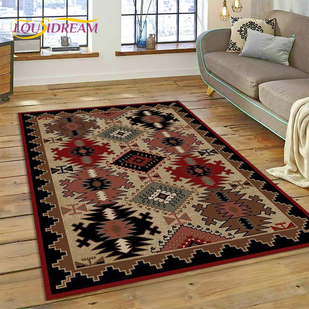 Bohemia Nordic Celts Turkish Series Carpet Rug for Home Living Room Bedroom Sofa Doormat Decor,kid Area Rug Non-slip Floor Mat