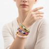 Chinese Style Vintage Cloisonne Bangle Traditional Women's Hand Bracelet  Girls