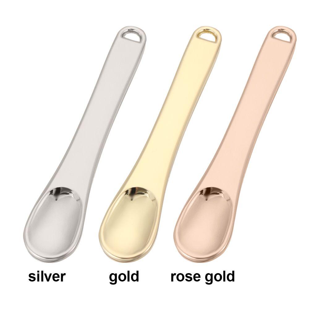 Face Mask Skincare Beauty Scoop Metal Reusable Scoop Cosmetic Mini Spoon