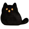 Halloween Style White Cat Plush Pillow Kawaii Black Cat Plush Doll  Birthday Christmas