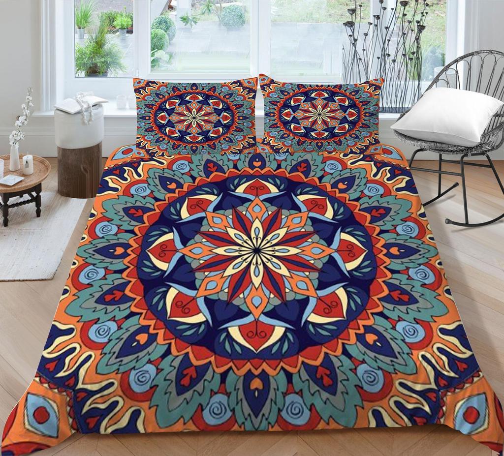 Bed Set Cover Boho Duvet Cover Boho Bedding Design Home Textiles Polyester Bed Cover Man Boy Single Size Bedding Cover
