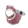 Cotton Blend Breathable Pet Cat Dog Vest Chest Strap with Pulling Rope(Red, M)