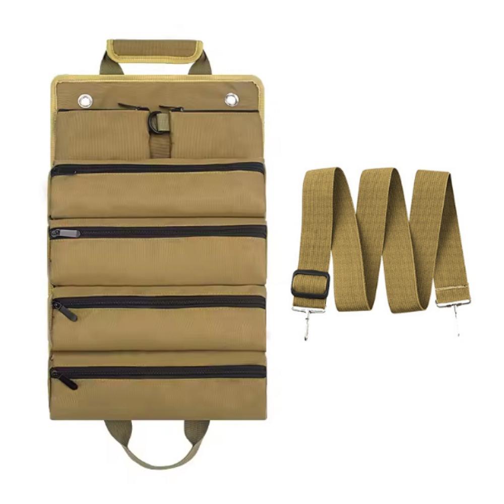 

Large Capacity Hardware Tool Bag Rolled Heavy Duty Tool Bag Tool Storage Bag Handyman хаки