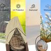 420D Outdoor Swing, Hanging Chair, Eggshell Dust Cover, Middle Zipper Design, Color Matching, Beautiful and Durable