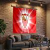 Football Sevilla Artwork Tapestry Playroom Tapestry, Accessories for Bedroom,Livingroom, dormitory Room Wall Decor Fan Birthday Gifts
