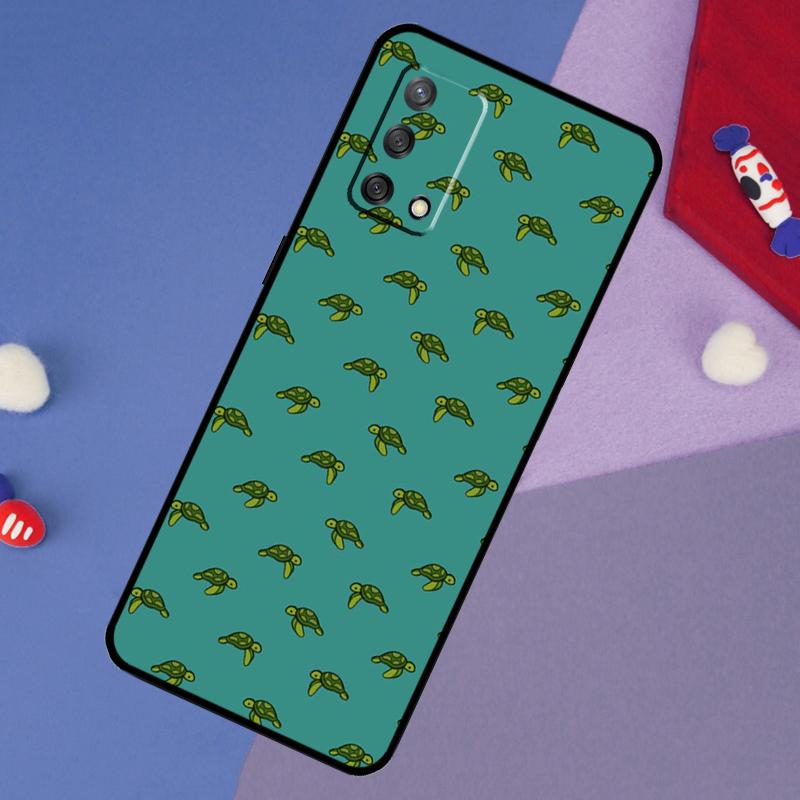 Sea Turtle Case For OPPO A57S A54S A96 A76 A16 A5 A9 A53 A15 A17 A18 A58 A78 A98 A52 A72 A54 A74 A94