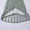 Sommer Damen Plissee Röcke Hohe Taille Damen Karomuster Minirock Süß Niedlich Damen Mädchen Tanzrock Preppy Stil Plissee Röcke
