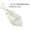 [NECOTIA] Amazon Exclusive Brand Necktie - Plain Paisley Pattern, One-Touch Fastening Ascot Tie - Perfect for Weddings, Graduations, Concerts,