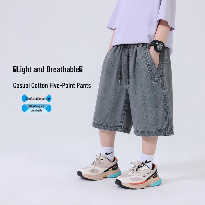 Boys  Cotton Casual Denim Shorts 140