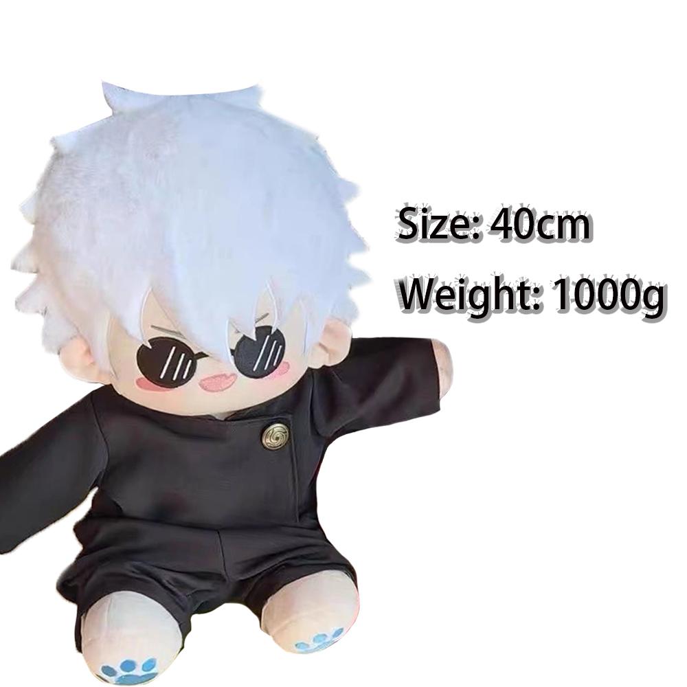 Jjk Anime Speelgoed Gojo Geto Pluche Knuffels Gojo Satoru Knuffelpop Geto Suguru Schattig Kussen Huisdecoratie Verzamelspeelgoed Kinderen Cadeaus 40cm