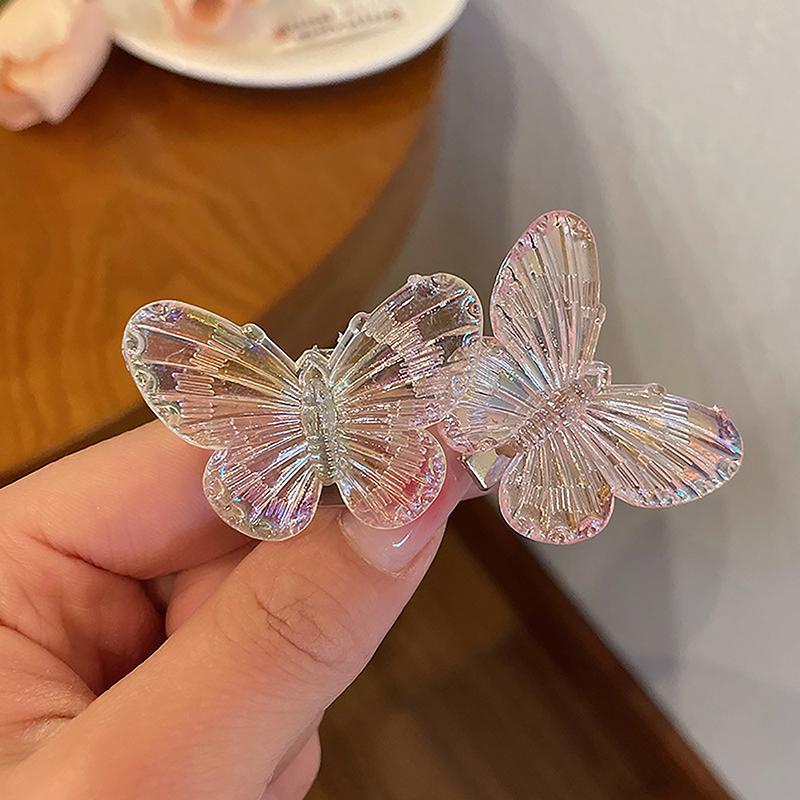 Colorful Butterfly Hairpin Side Clip Girl Sweet Broken Hair Clip Bangs Clip For Women  Barrettes Hair Accessories