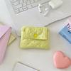 Cute Mini Coin Purse Simple Zipper Kid Storage Pouch Money Pocket Solid Color Coin Key Bag Women Men Cute Wallet Mini Purse
