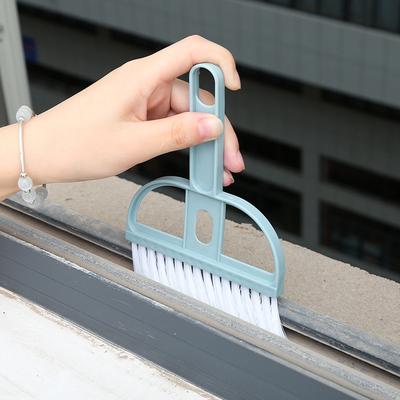 2 IN 1 Desktop Mini Besen und Kehrschaufel Set für Fensterfugen und Tastaturreinigung