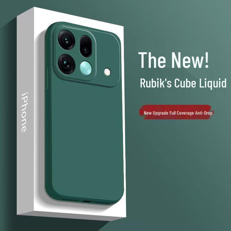 Oppo Find X9S Pro Solid Color Liquid Silicone Drop-proof Case