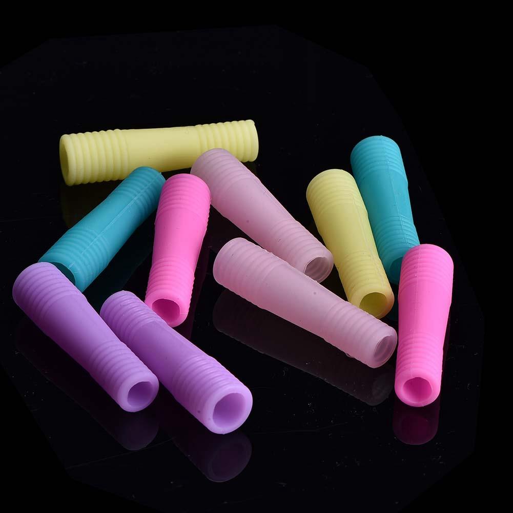 10Pcs Manicure Silicone Protective Sleeve Cover for Nail Cuticle Scissors Dead Skin Scissors 02