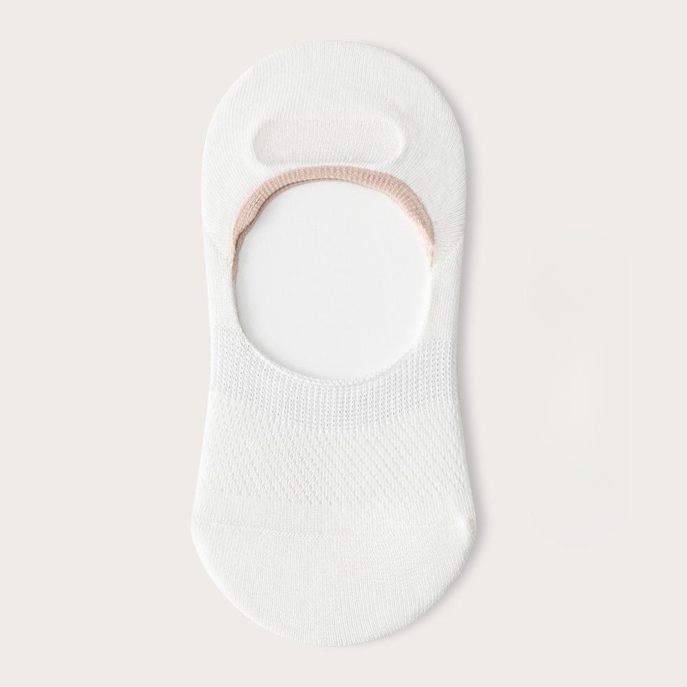 Women's Summer Thin New Cotton Invisible Socks Net Eye Shallow Mouth Antibacterial Boat Socks