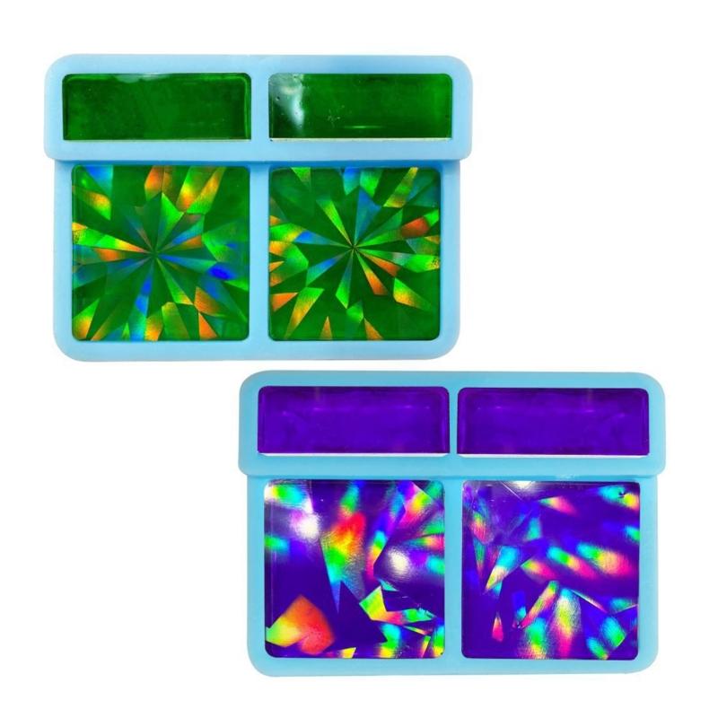 Holographic Straw Topper Resin Silicone Molds for Cup Decoration,Resin Casting,Art Crafts,DIY Making Home Decoration