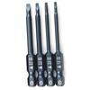 4pcs Screwdriver Bit 1/4 Hex Shank Magnetic Triangle Electric Hand Drill