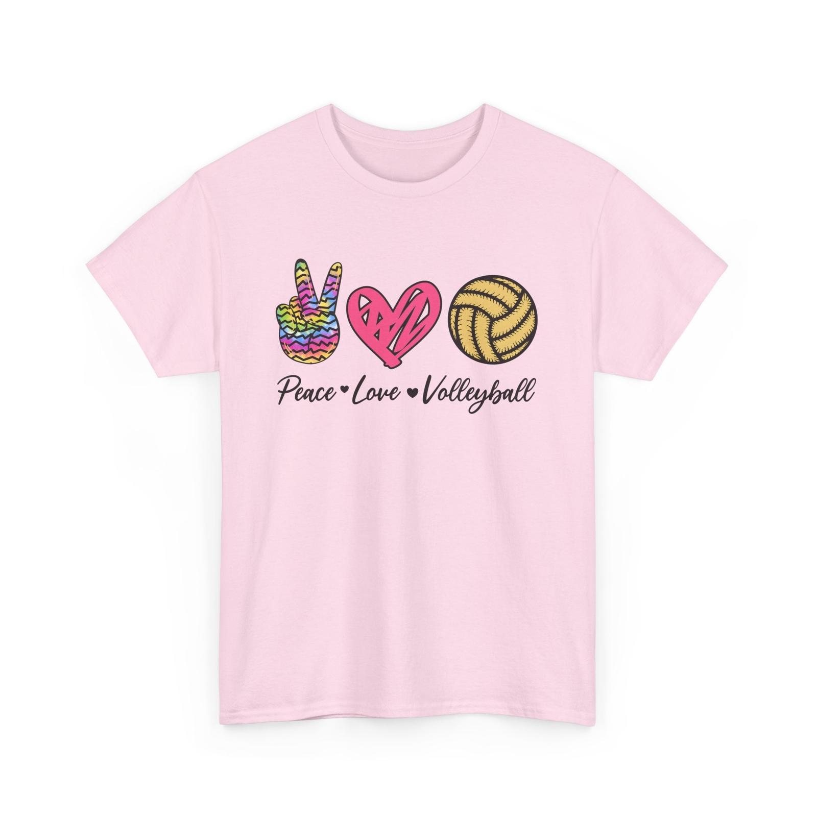 Volleyball Peace Love Volleyball Sports Supporters Men T-shirt S