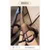 Man Desire Sex Stockings Women Fishing Net Knee Socks Women Sexy Suspender Leg Ring Straps Ins Tide Net Socks Rivet Knee