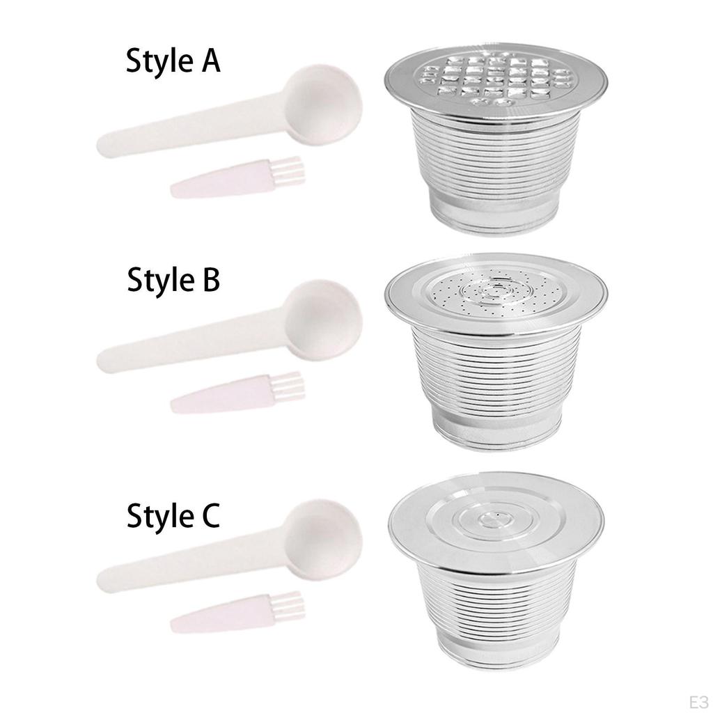 Stainless Steel Coffee Pod with Cleaning Tool