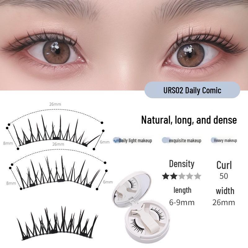 New Style Magnetic False Eyelashes & Curler Set – Little Devil Collection