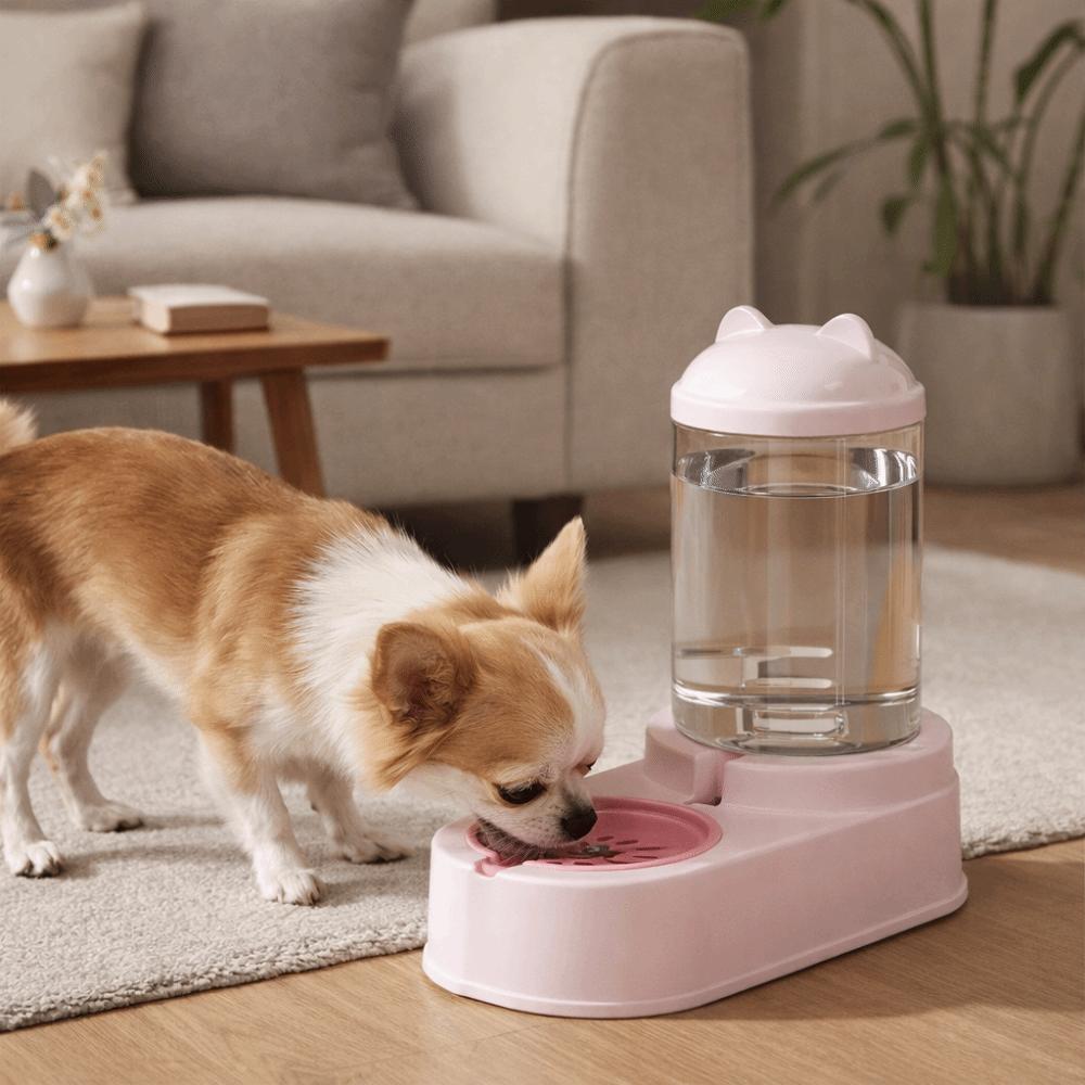 Anti Spill Cat Automatic Feeder Durable Dog Feeder Cute Cat Food Dispenser  for Cats and Dogs