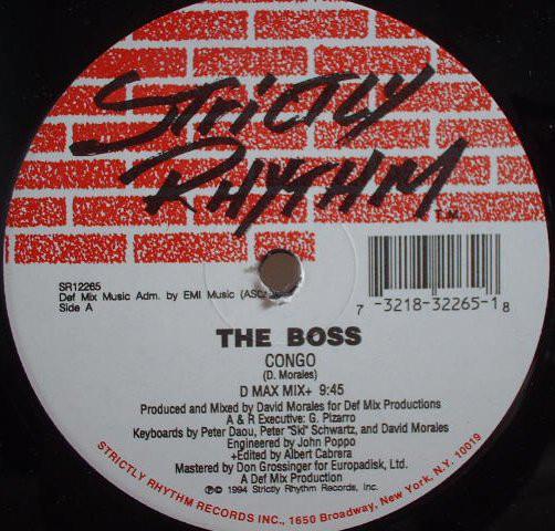 

12inch Record BOSS - Congo SR12265 Strictly Rhythm 1994 US Dance & Electronica Used