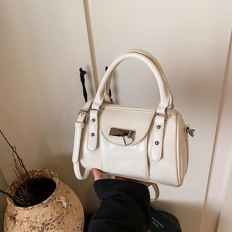 Ielgy Boston Bag Female Fashion Crossbody Portable Bowling Bag