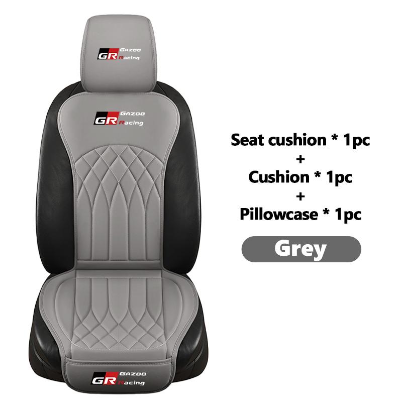 

For Toyota Car Seat Cushion Cover Breathable Leather Soft Auto Accessories Camry Highlander C-HR Hilux Vios Rav4 Prius Yaris TRD