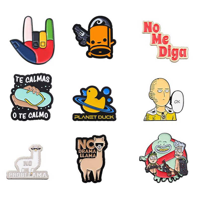 Rainbow Cartoon Stylish Animal Brooch Pin Offering Versatile Decoration For Clothing And Hats