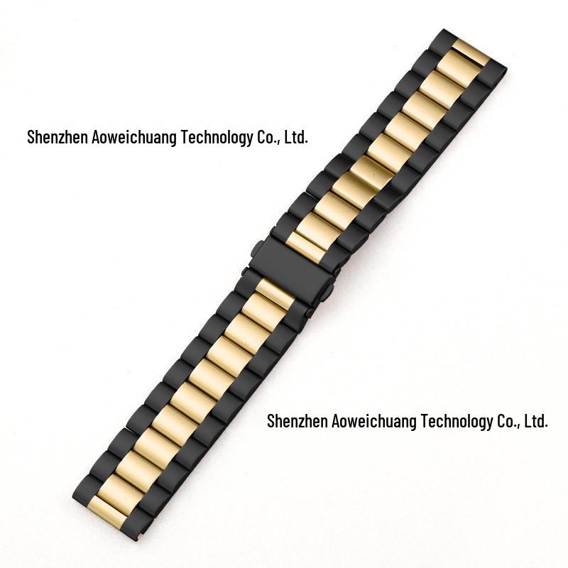 Universellt Metall Rostfritt Stål Klockarmband för Apple, Samsung, Huawei