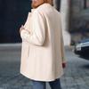 Women's Casual Turtleneck Long Woolen Coat Foreign Trade Autumn and Winter New Coat
