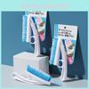 V Type Tile Gap Cleaning Brush With Plastic Handle For Bathroom Wall Scrubber