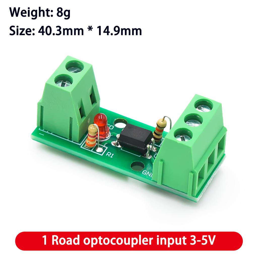 1 KS  1 modul optickej izolácie /EL817/PC817/ fotoelektrický izolátor/optický člen/držiak na DIN lištu