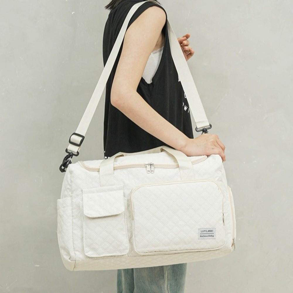 Oxford Travel Duffle Bag Quilted Sports Tote Bag Fashion Travel Handbag  Gym