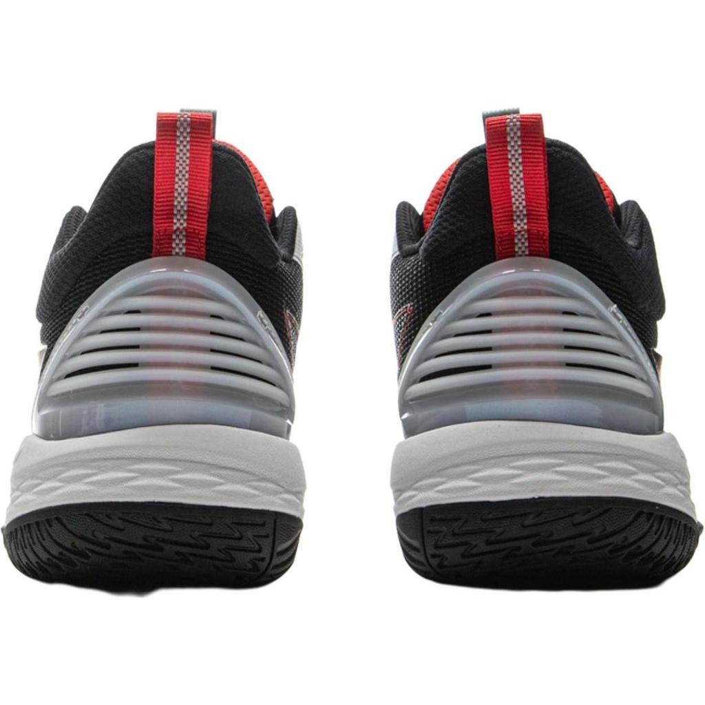Li Ning Kids Basketball Long Fist Comfortable Soft Non-Slip Wear-Resistant Low-Top Basketball Shoes Men basketball shoes Black White YKBV018-7