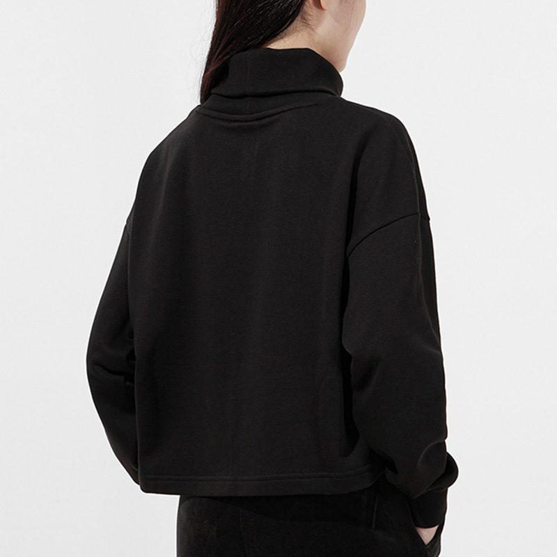 Puma Sweatshirts Women's Black Turtleneck Moderate Regular 534145-01
