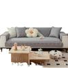 Four Seasons Universal Pure Cotton Fabric Sofa Cushion Non-Slip Simple Modern Embroidered Sofa Cover Backrest Cover Cloth Cover