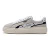 Puma Suede Platform Draw Low Top Sneakers Women Sneakers White Black 395904-02