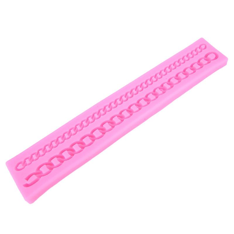 Moule Silicone Dentelle Chaîne Gâteau Chocolat Sucre Pâtisserie Goutte Collier Bricolage Travail Manuel