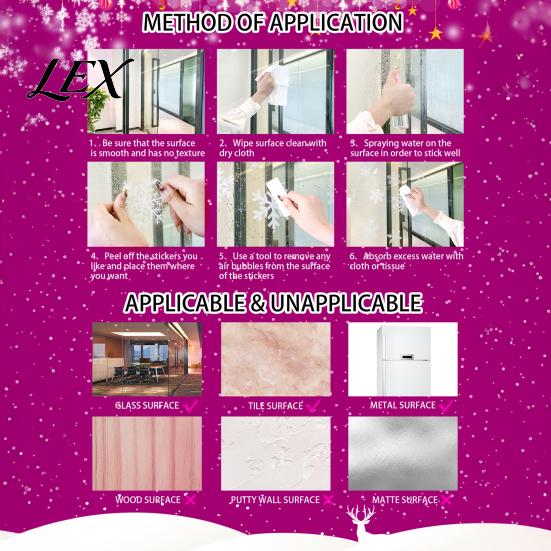 Chinese New Year Glass Stickers 2027 Window Cling, Red And Gold Zodiac Sheep Static Decals Lunar Clings for Doors, Non-adhesive Reusable Sticker Home